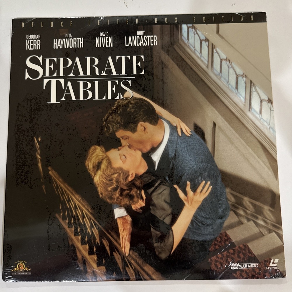 Separate Tables (1958) Deluxe Widescreen / LD Laserdisc - ML101759 / New Sealed